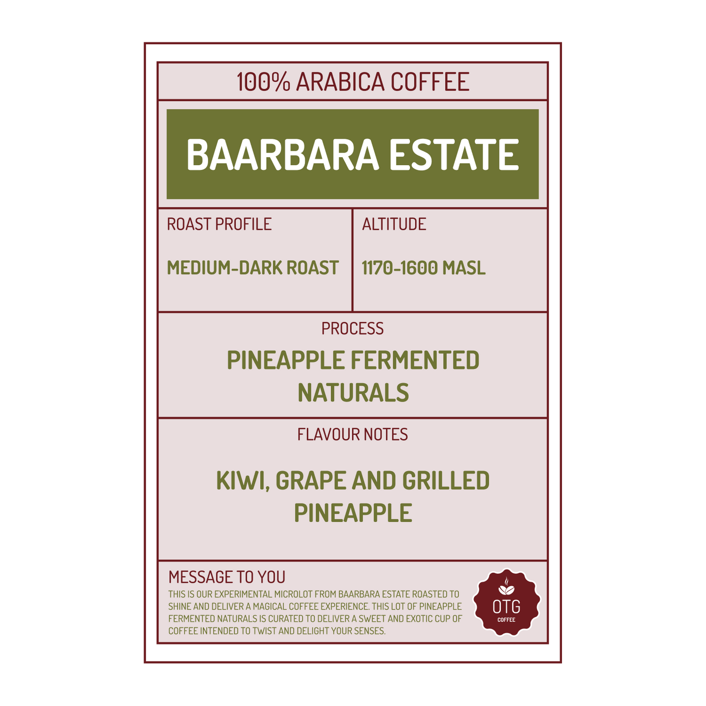 Baarbara Estate- Box of 10